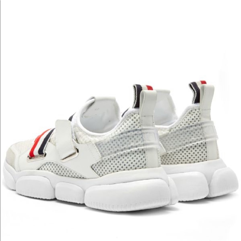 Moncler Bakary Striped Trim Chunky Sole Sneakers - Picture 3 of 5